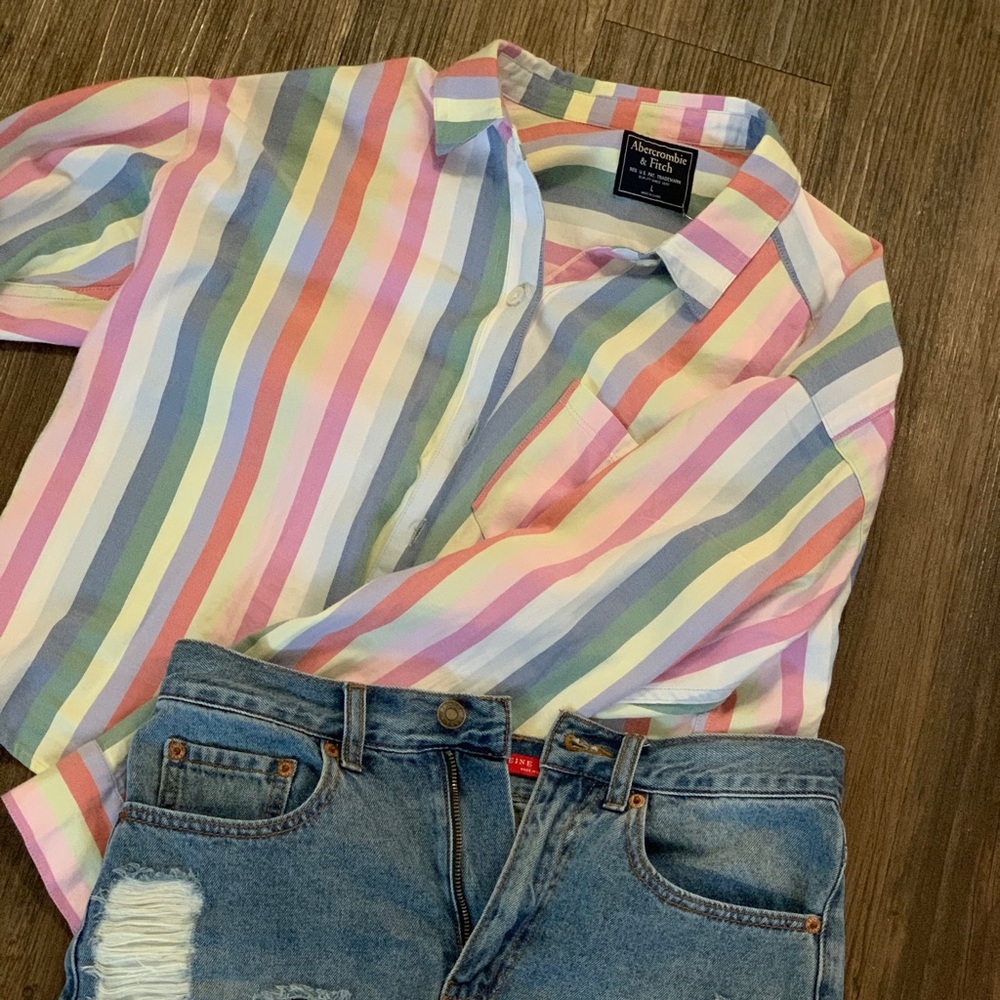 Oversized Abercrombie & Fitch button down